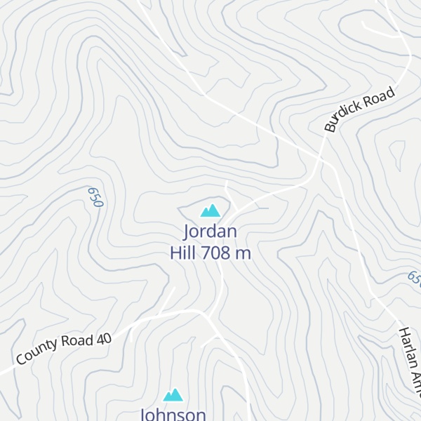 Map of Jordan Hill