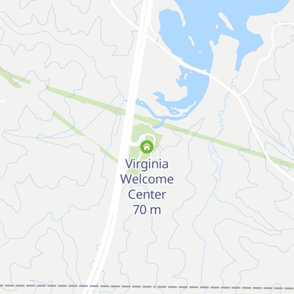 Map of Virginia Welcome Center