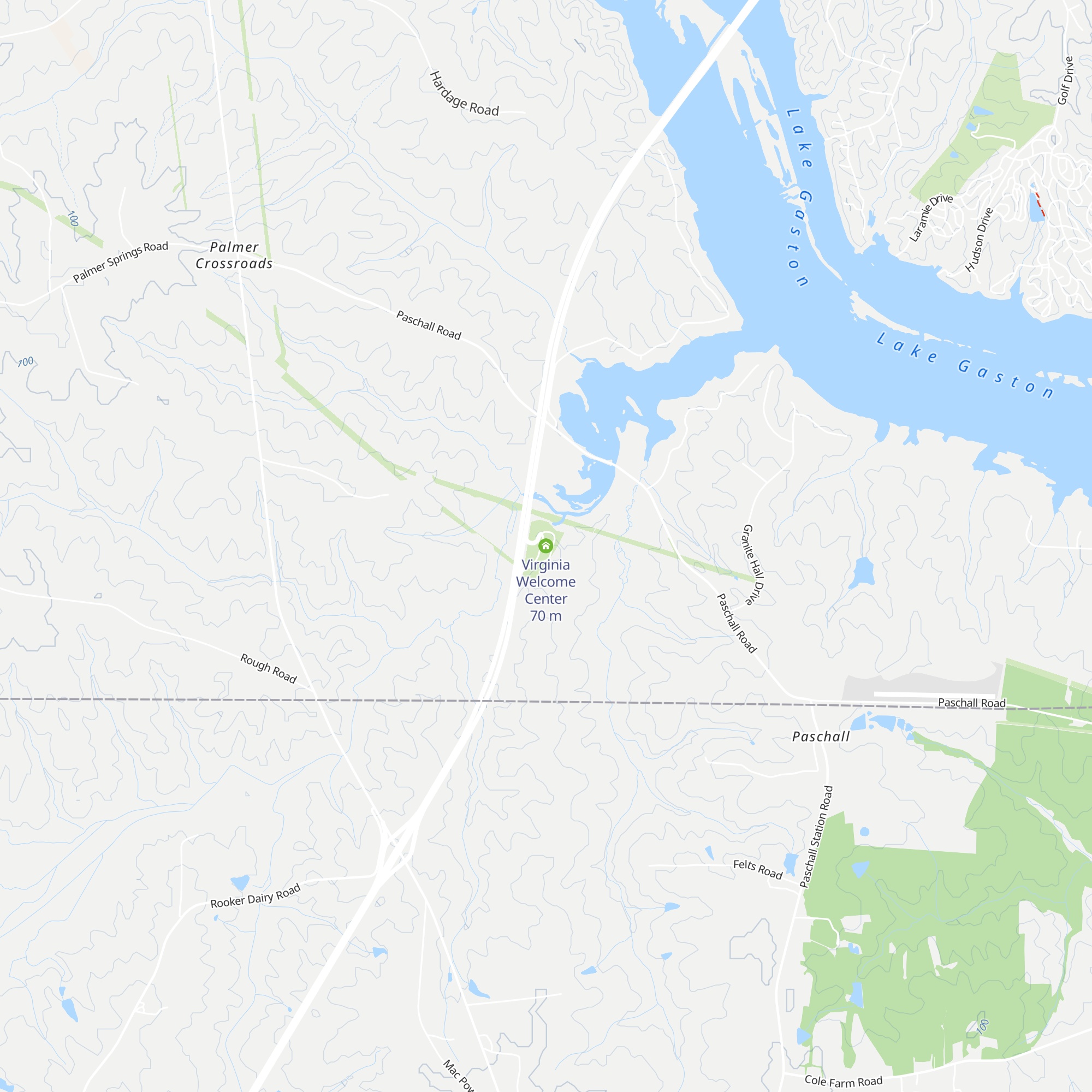 Virginia Welcome Center map