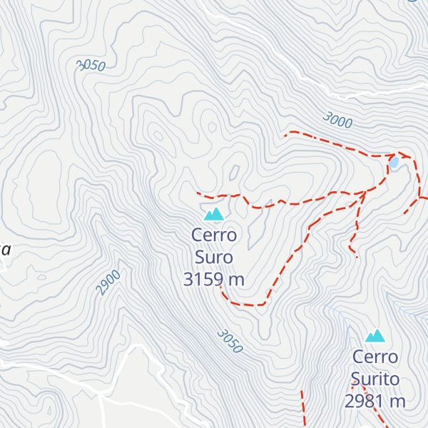 Map of Cerro Suro