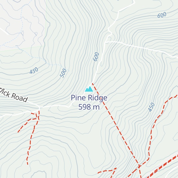 Map of Pine Ridge