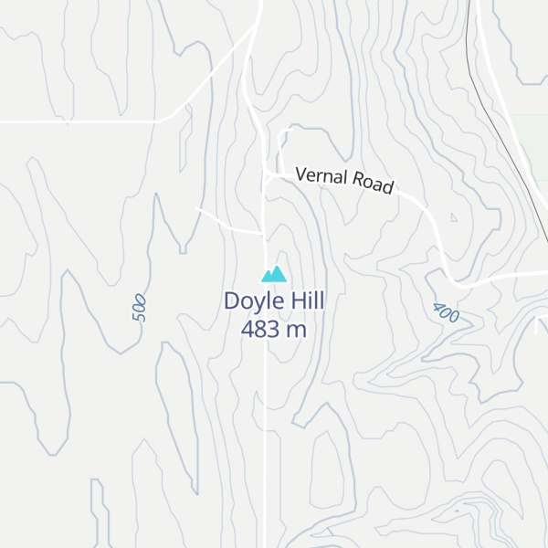 Map of Doyle Hill