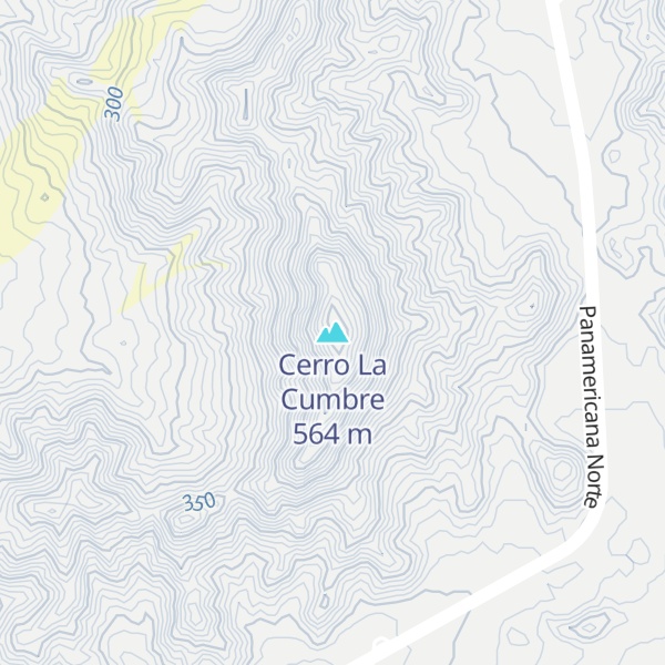 Map of Cerro La Cumbre