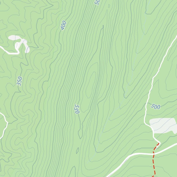 Map of Sleepy Creek Mountain