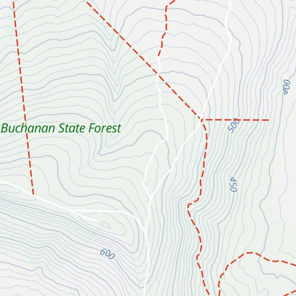 Map of Childers Ridge