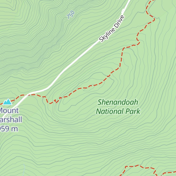 Map of North Marshall
