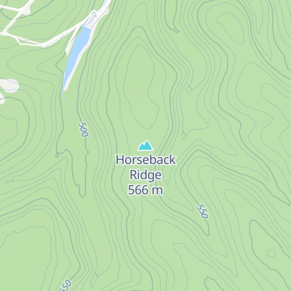 Map of Horseback Ridge