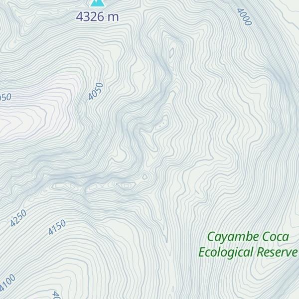 Map of Cerro Puntas