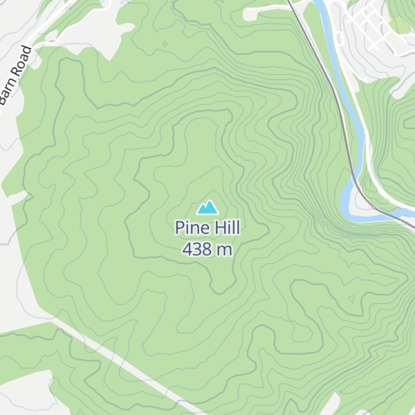 Map of Pine Hill