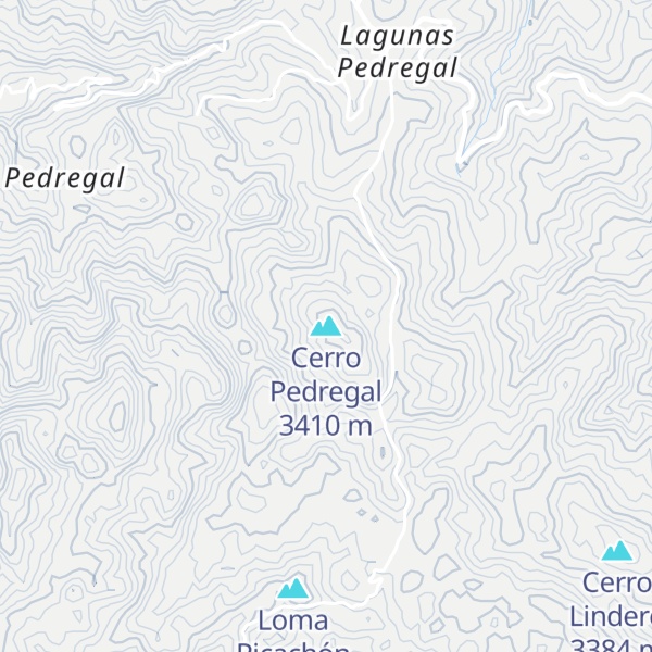 Map of Cerro Pedregal