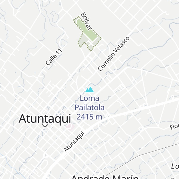 Map of Loma Pailatola