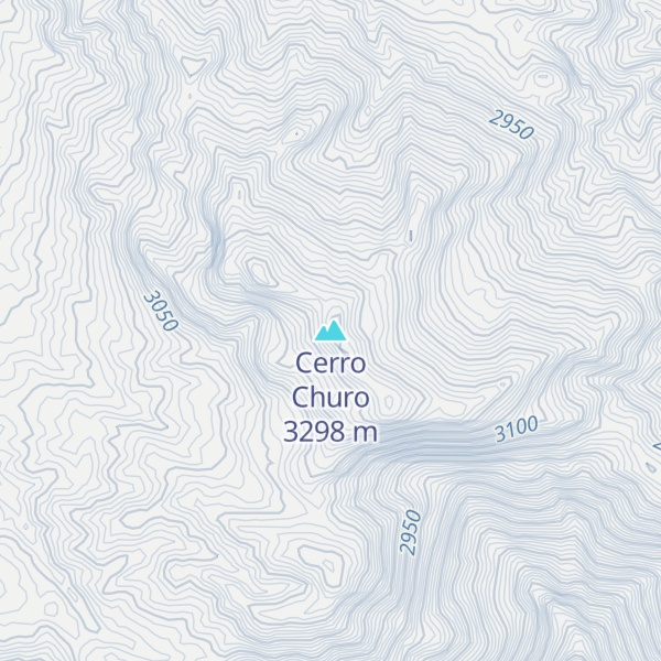 Map of Cerro Churo