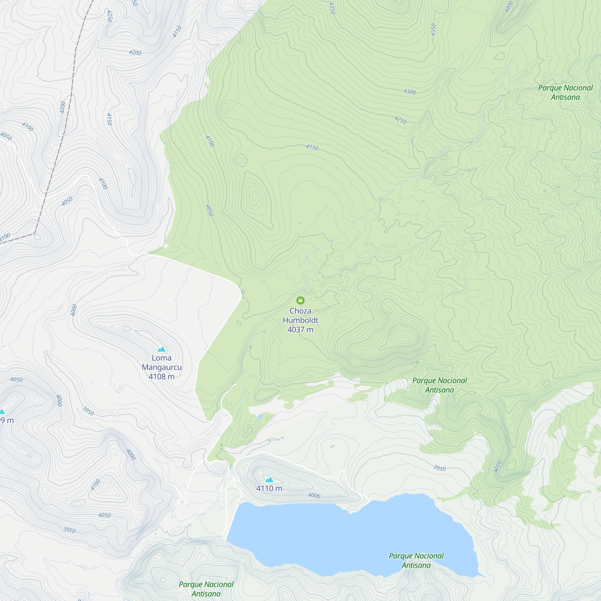Choza Humboldt map