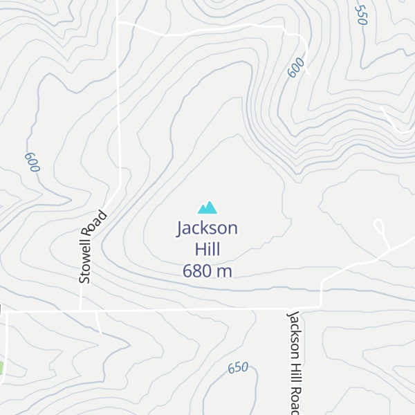 Map of Jackson Hill