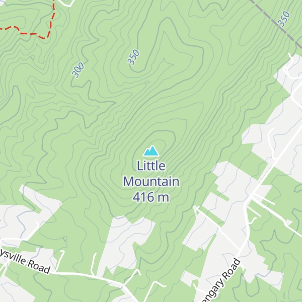 Map of Little Mountain