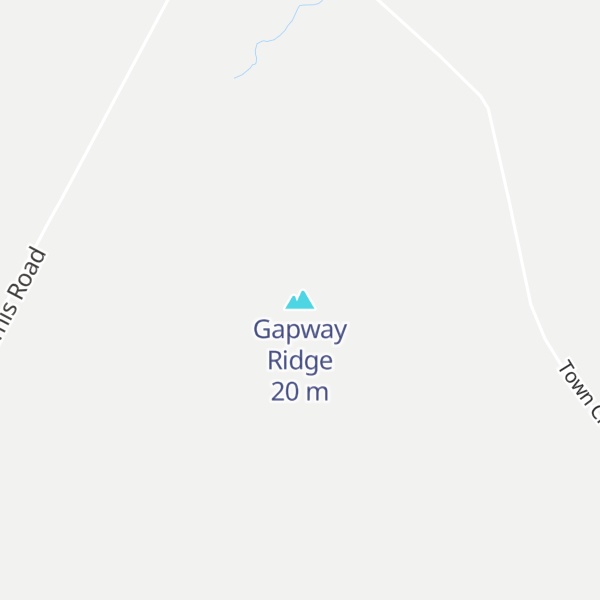 Map of Gapway Ridge