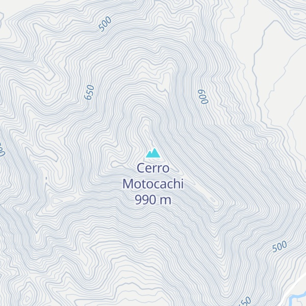 Map of Cerro Motocachi