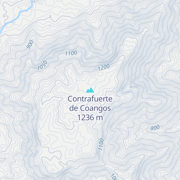 Map of Contrafuerte de Coangos
