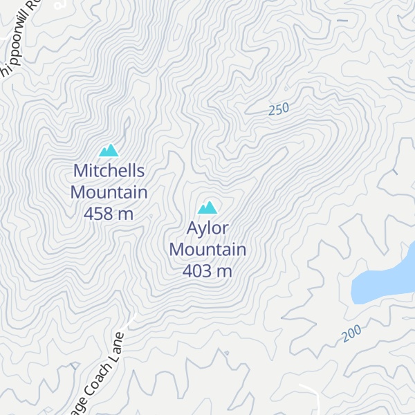 Map of Aylor Mountain