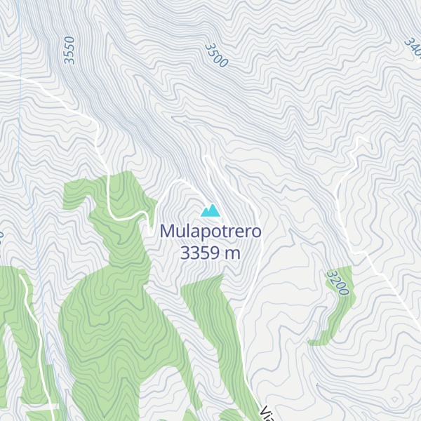Map of Mulapotrero