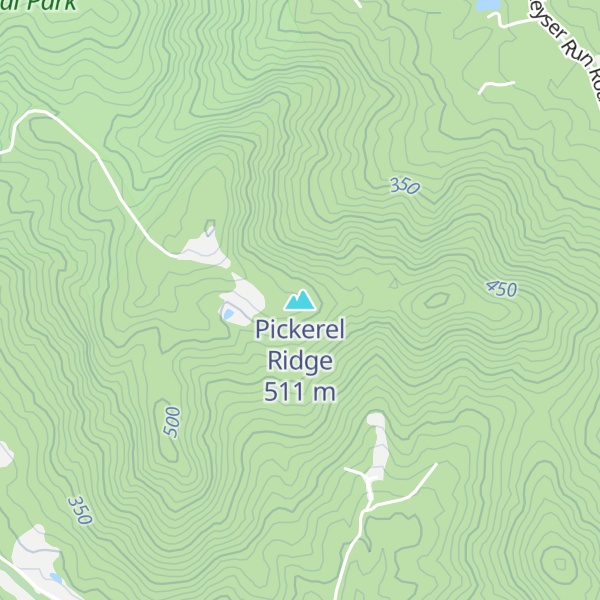 Map of Pickerel Ridge