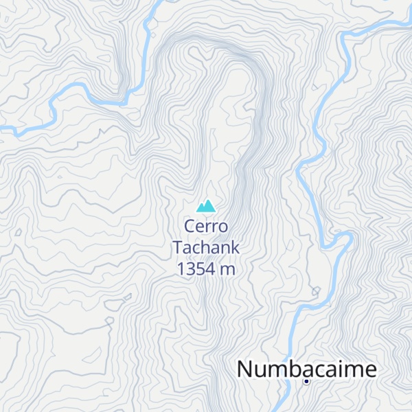 Map of Cerro Tachank