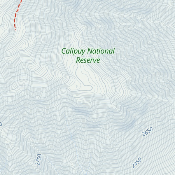 Map of Cerro Huayllapu Grande