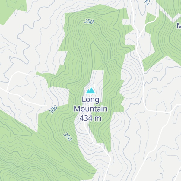 Map of Long Mountain