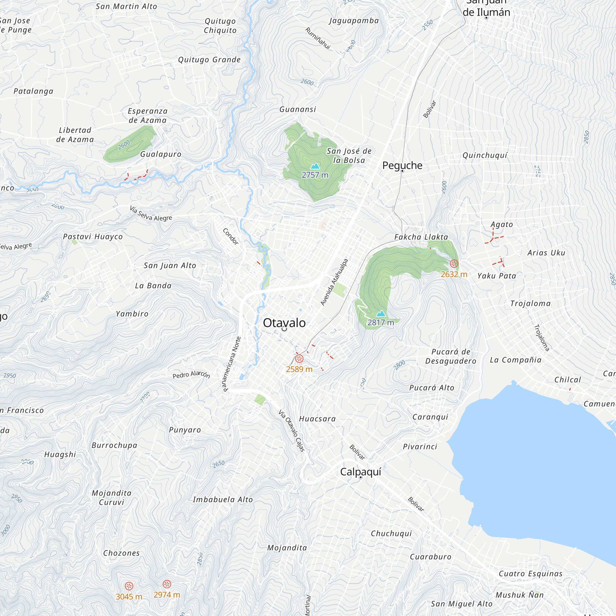 Cabaña Arrayan map