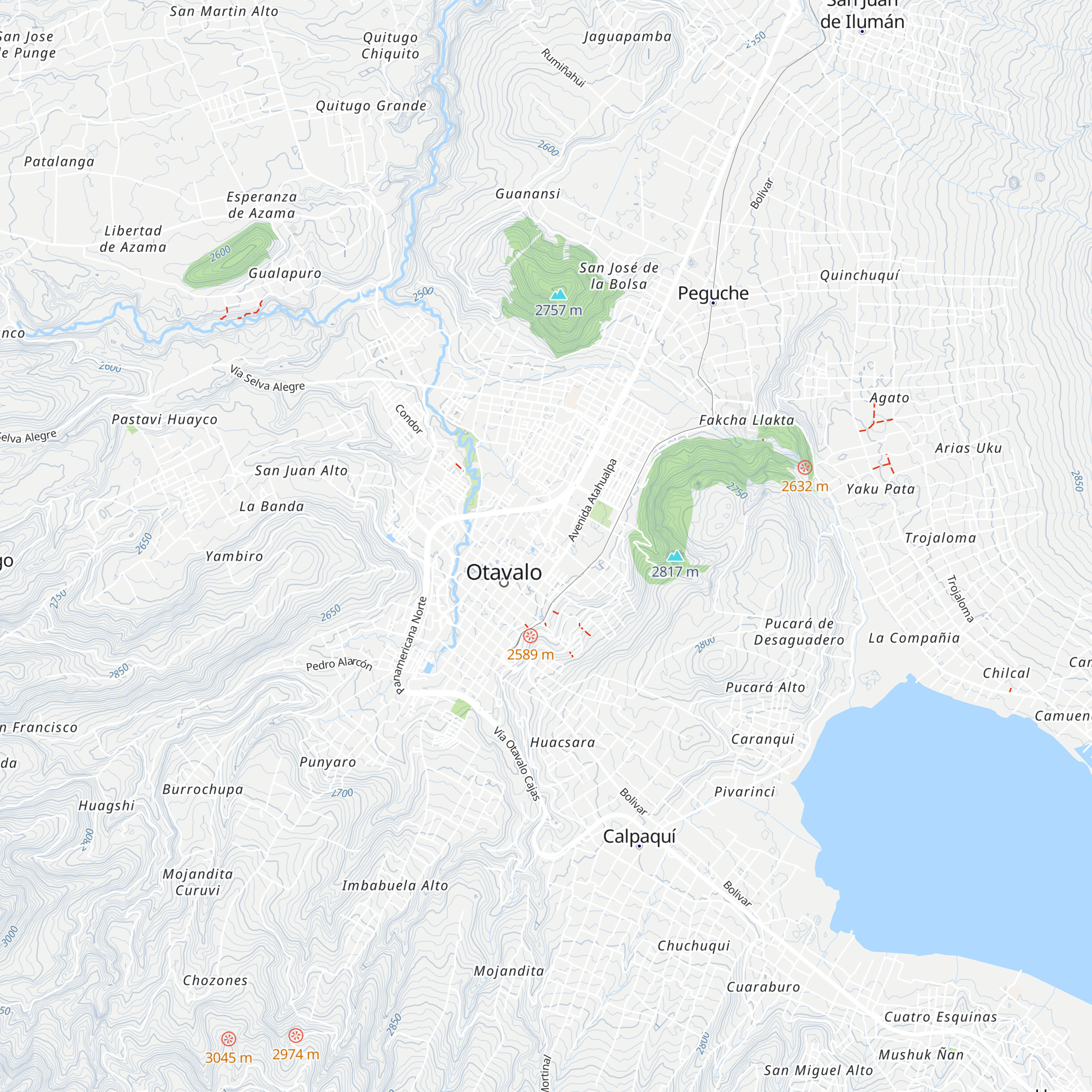 Cabaña Arrayan map