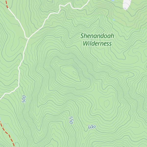 Map of Pignut Mountain