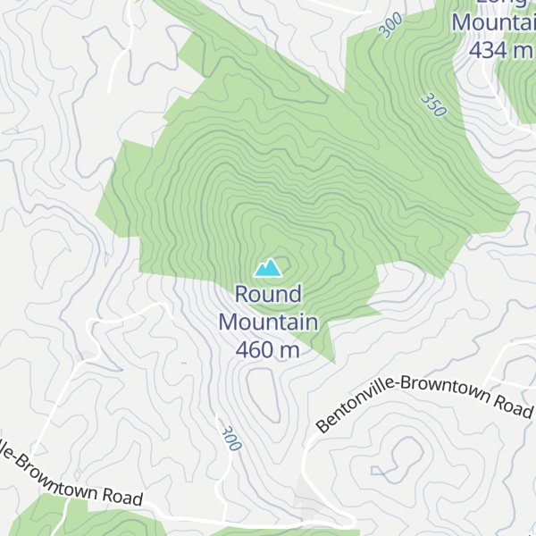 Map of Round Mountain
