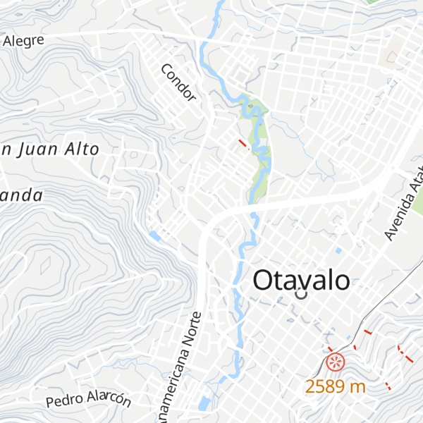 Map of Cabañas el Rocío