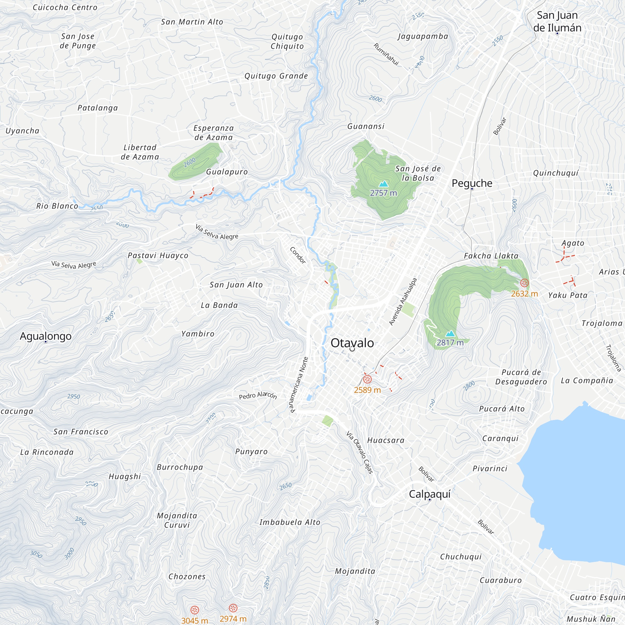 Cabañas el Rocío map