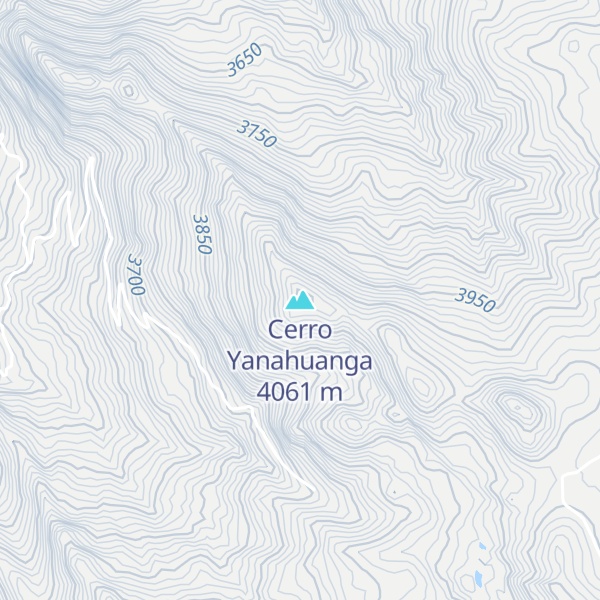 Map of Cerro Yanahuanga