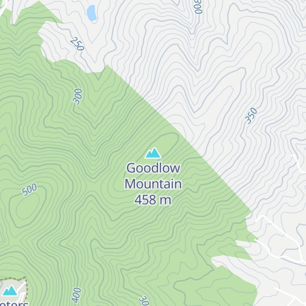 Map of Goodlow Mountain