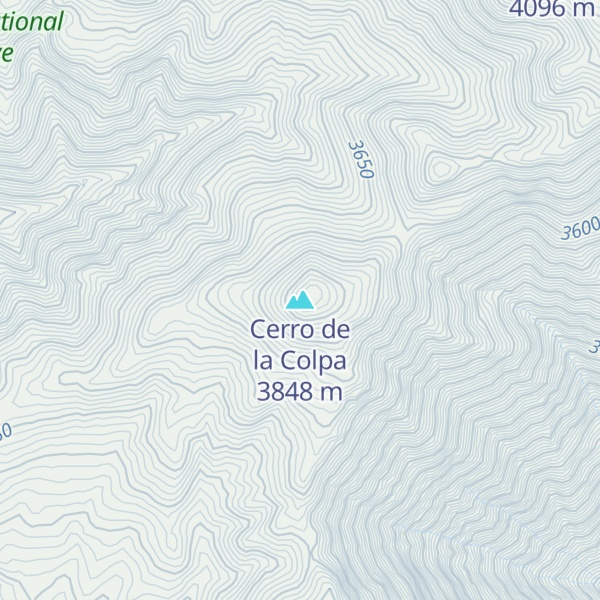 Map of Cerro de la Colpa