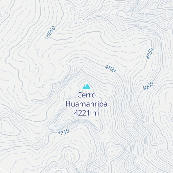 Map of Cerro Huamanripa