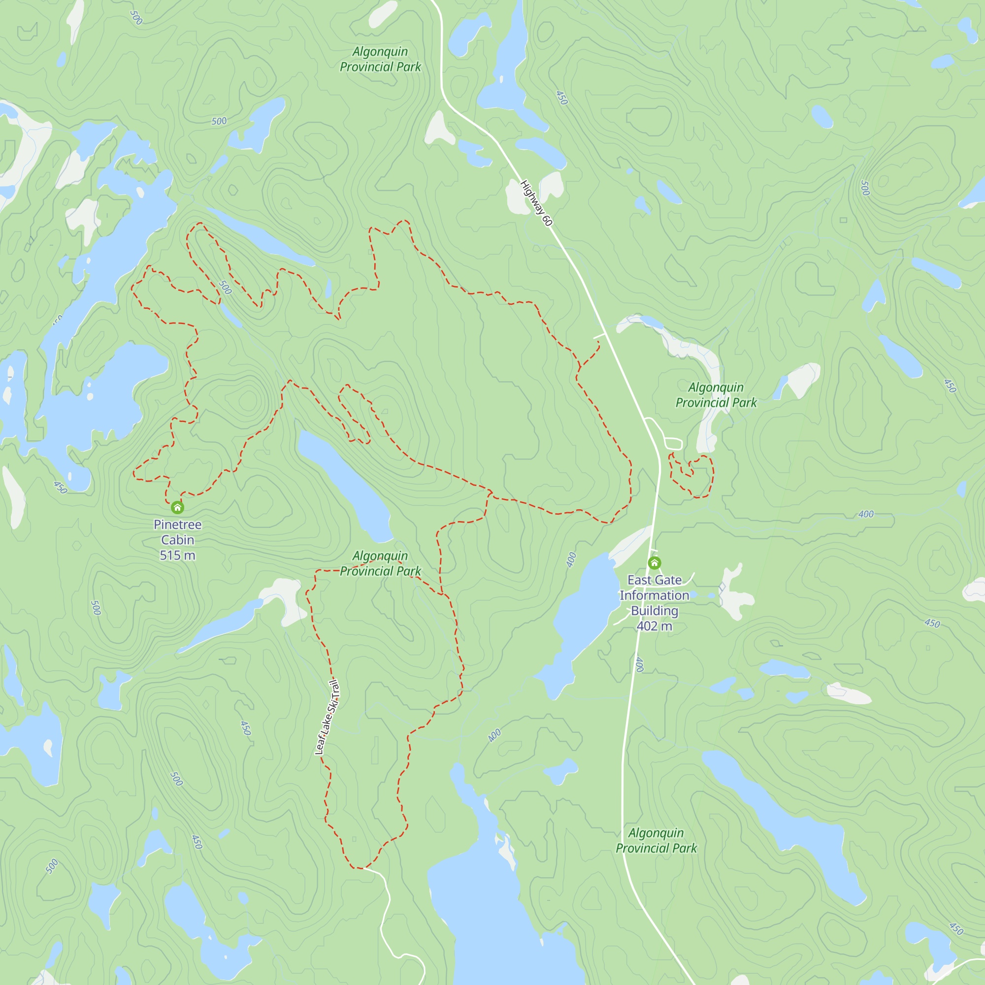 Dee's Cabin map