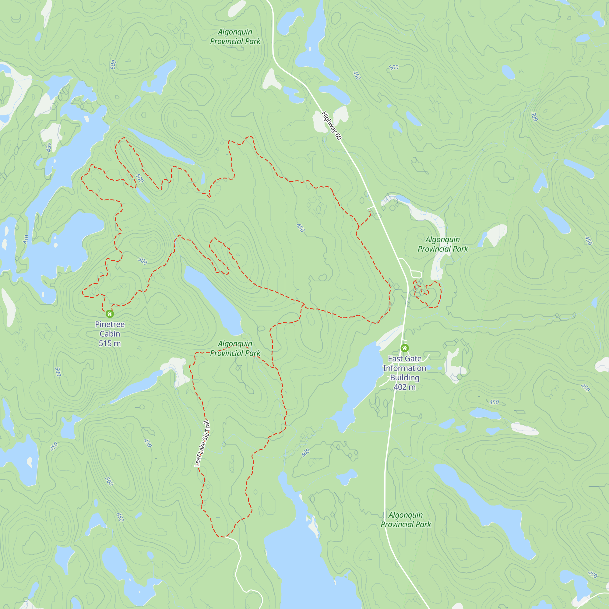 Dee's Cabin map