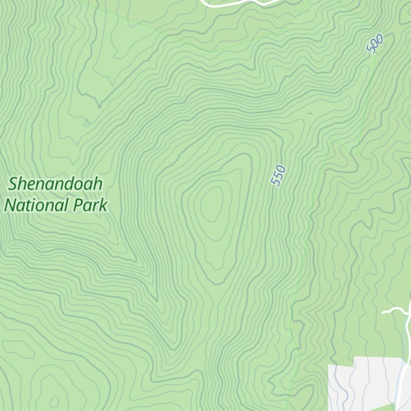 Map of Gimlet Ridge