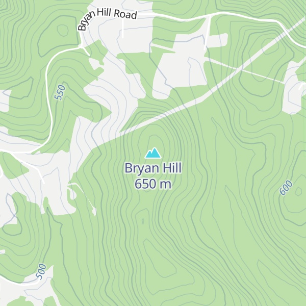 Map of Bryan Hill