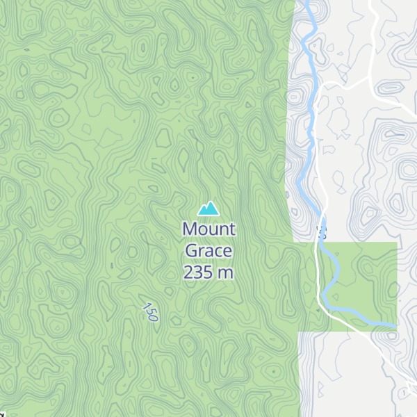 Map of Mount Grace
