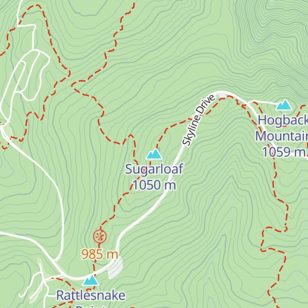 Map of Sugarloaf