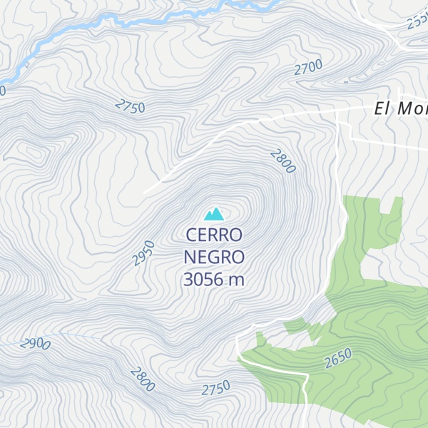 Map of CERRO NEGRO