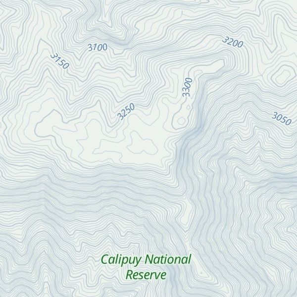 Map of Cerro Chugures