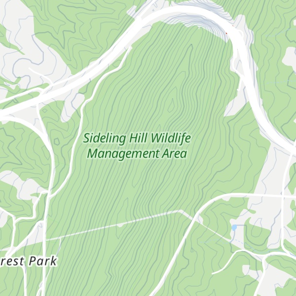 Map of Sideling Hill