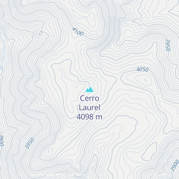 Map of Cerro Laurel