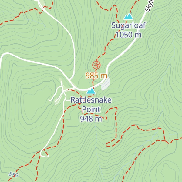 Map of Rattlesnake Point
