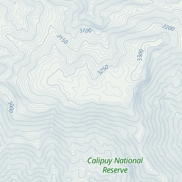 Map of Cerro los Peroles